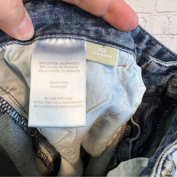 Michael Kors Straight Leg Blue Jeans size 10 - Picture 9 of 10